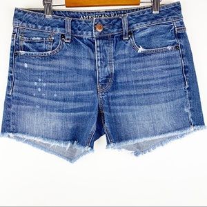 AMERICAN EAGLE TOMGIRL DENIM SHORTS SZ 4